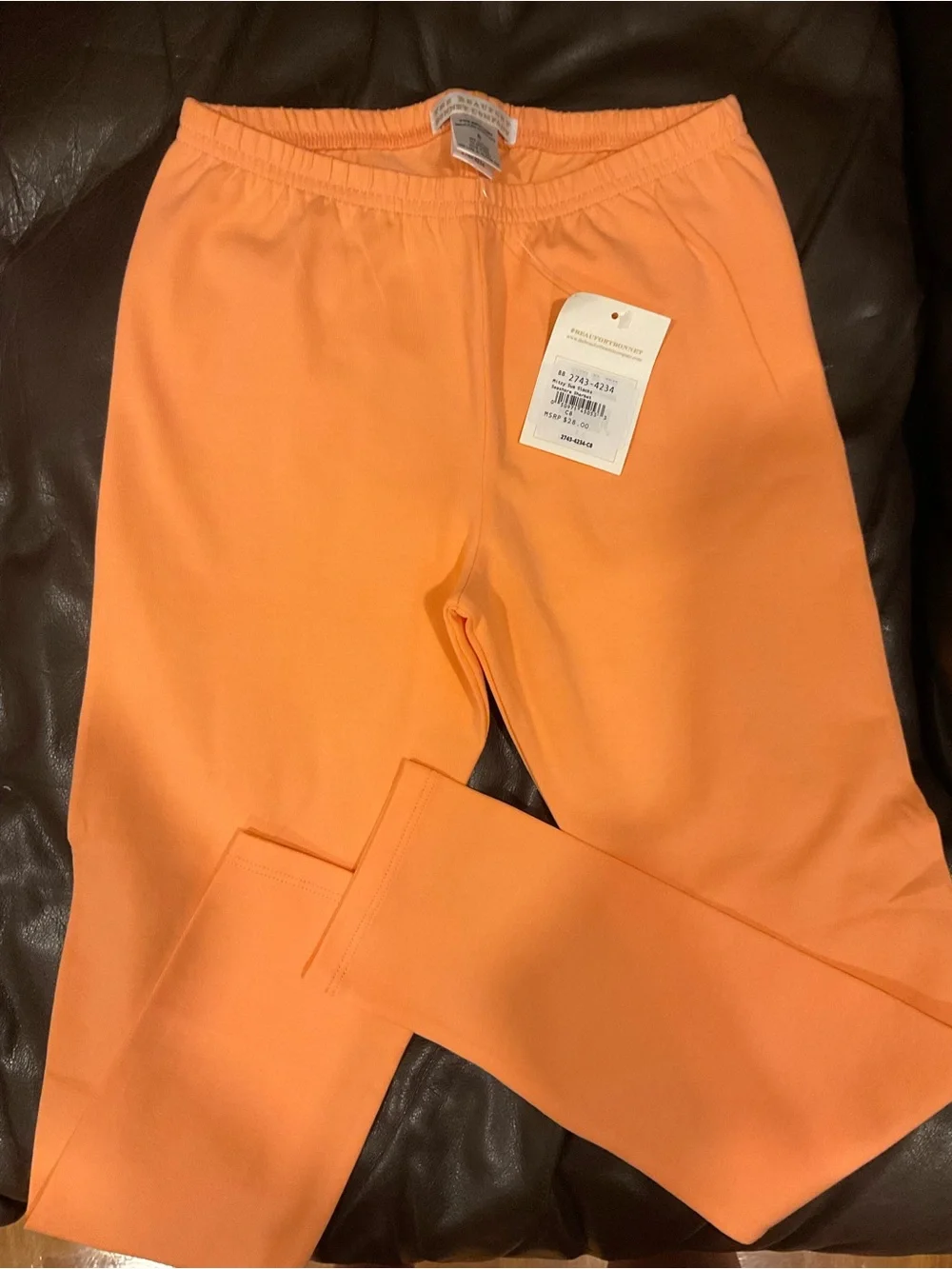 NWT TBBC Mitzy Sue Slack in Seashore Sherbet | Girls size 8